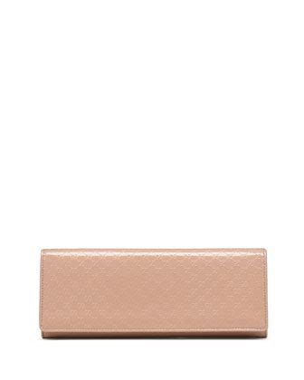 Gucci Microguccissima Leather Evening Bag, Nude